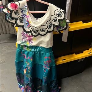 Colorful Embroidered Dress